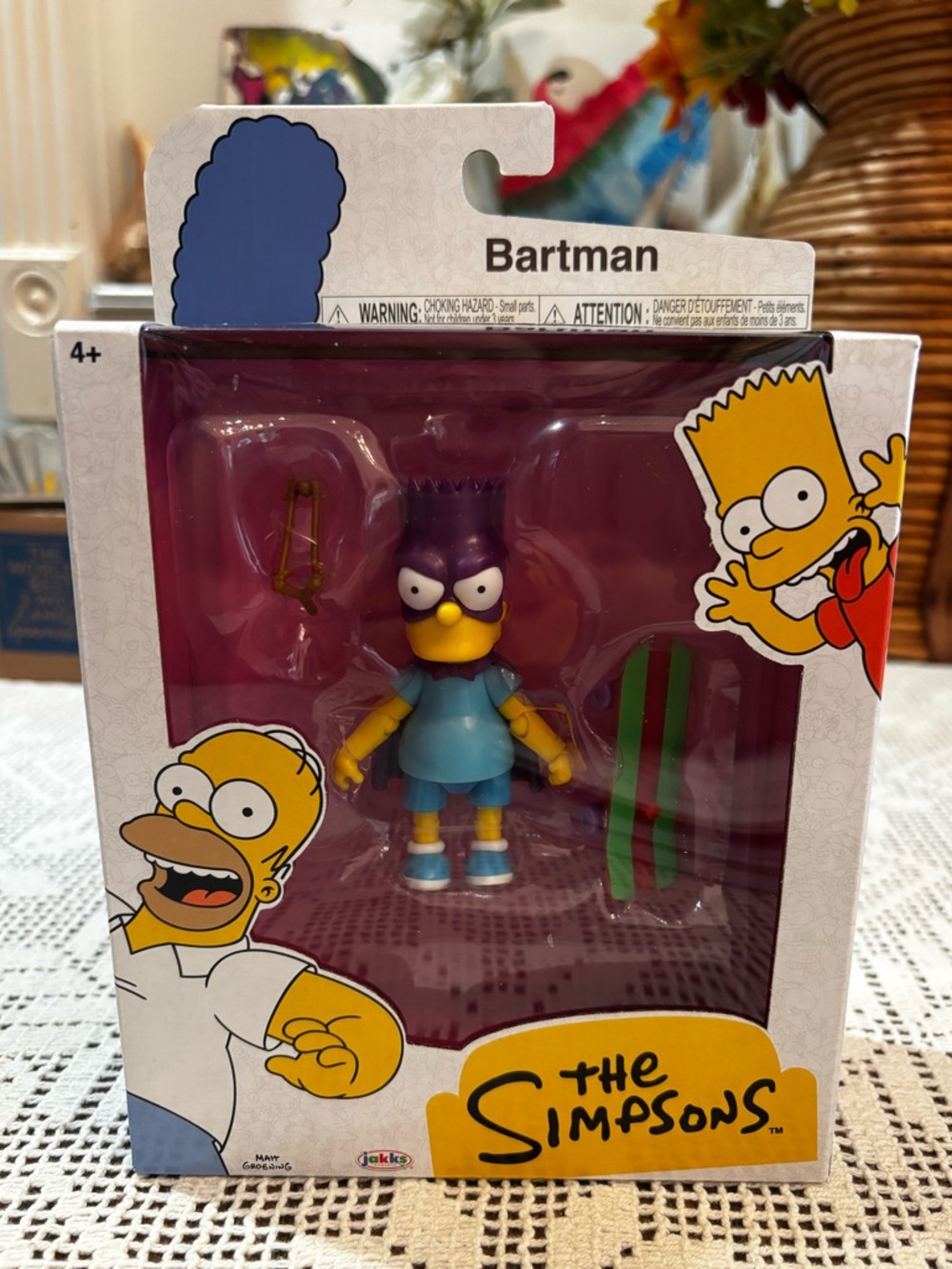 (WT 2026) Bartman Action Figure - The Simpsons - Purple & Blue
